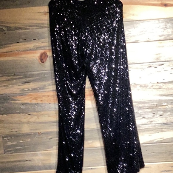 Maison common pants, sequence, black - Picture 2 of 4